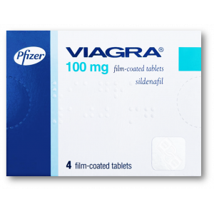 VIAGRA 100 MG ( SILDENAFIL ) 4 FILM-COATED TABLETS